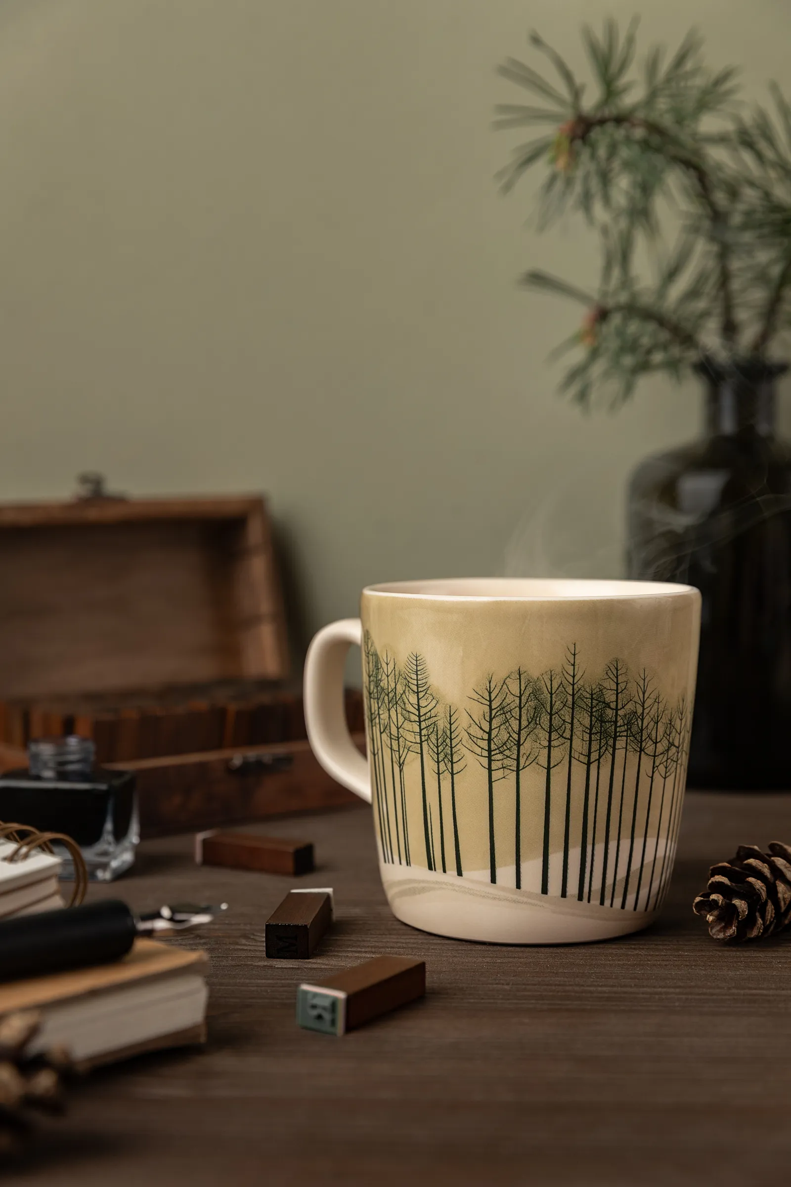 A View of Silent Pines